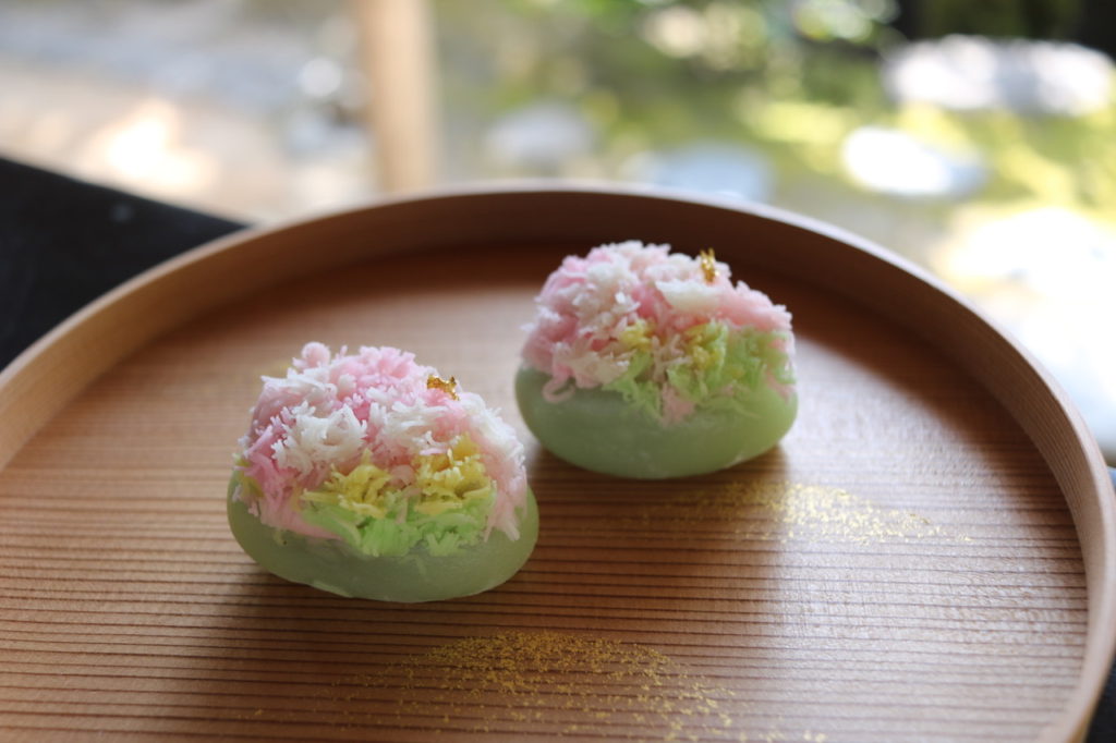 茜庵　お茶席　生菓子