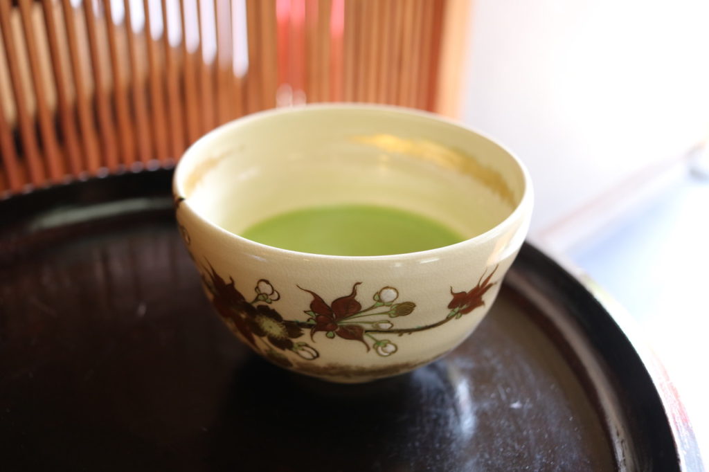 茜庵　お茶席　抹茶