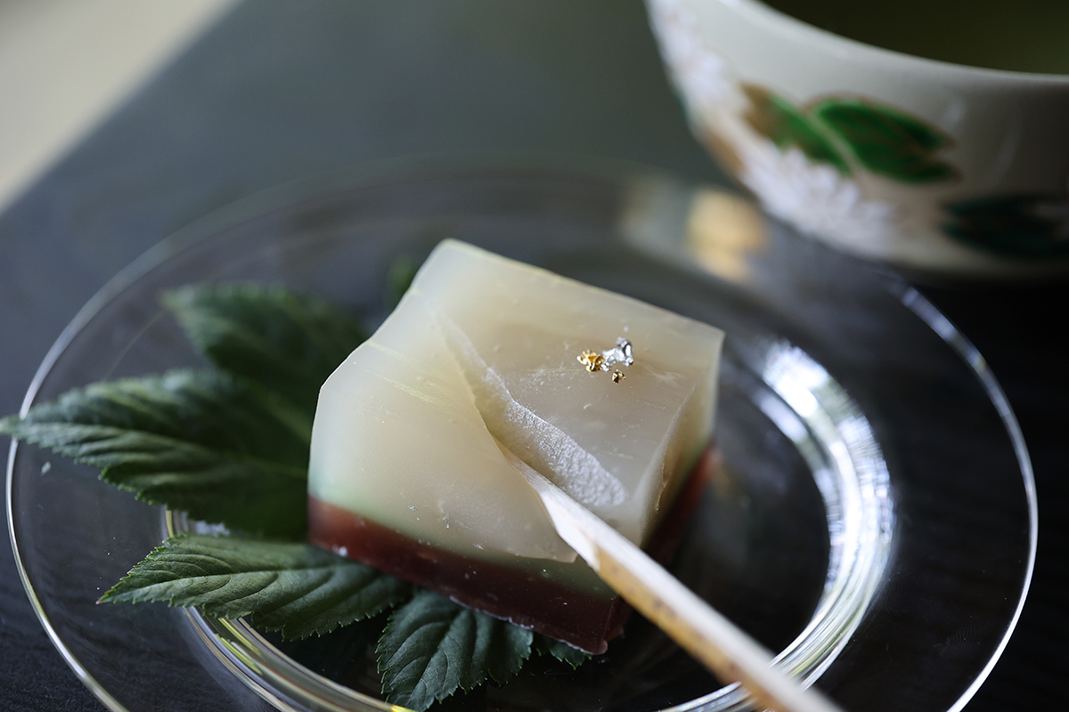 茜庵の喫茶のお菓子